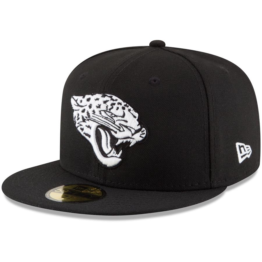 Jacksonville Jaguars New Era B-Dub 59FIFTY Fitted Hat - Black