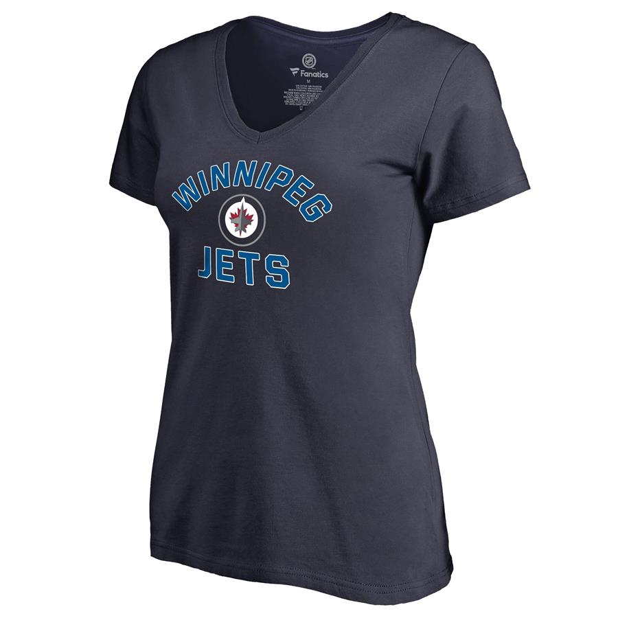 Winnipeg Jets Women's Overtime T-Shirt - Navy