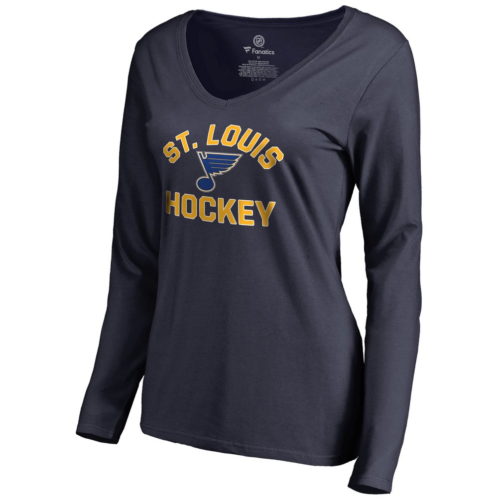 St. Louis Blues Women's Overtime Long Sleeve T-Shirt - Blue