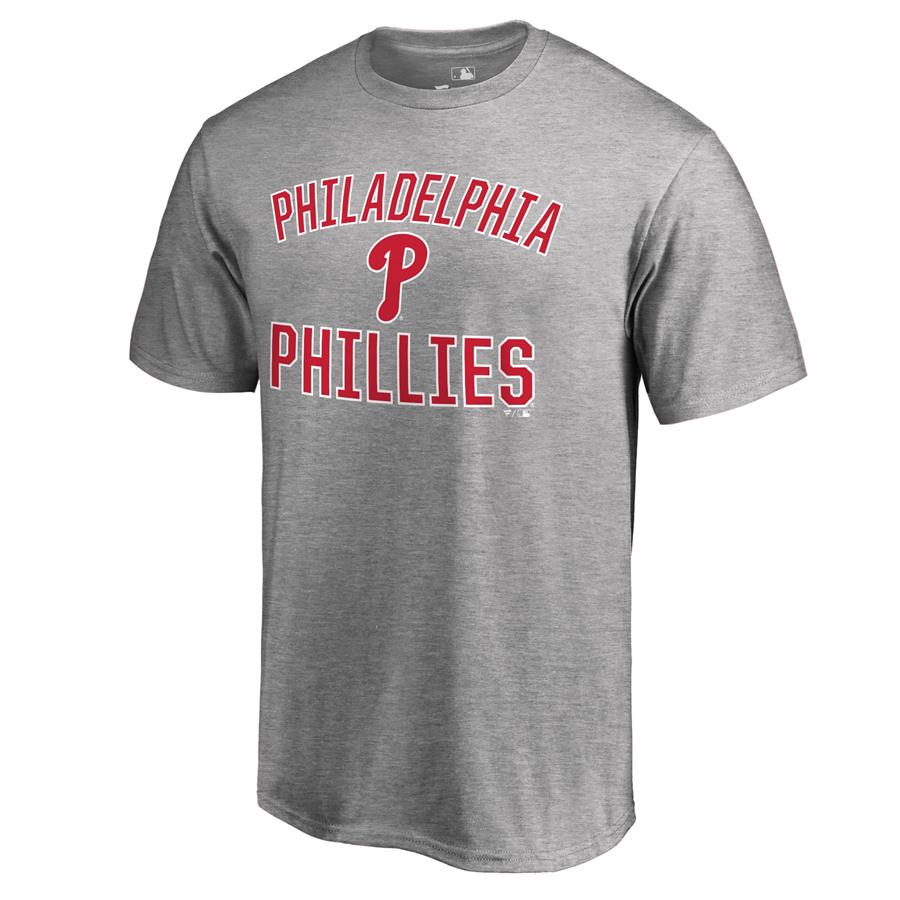 Philadelphia Phillies Victory Arch T-Shirt - Ash