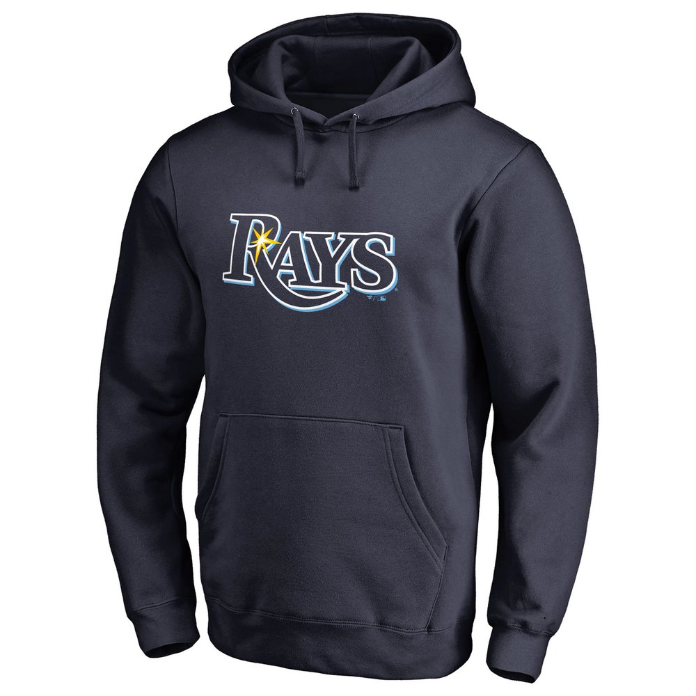 Tampa Bay Rays Team Color Primary Logo Pullover Hoodie - Navy