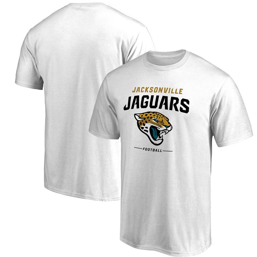 Jacksonville Jaguars NFL Pro Line Team Lockup T-Shirt - White