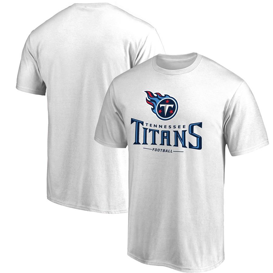 Tennessee Titans NFL Pro Line Team Lockup T-Shirt - White