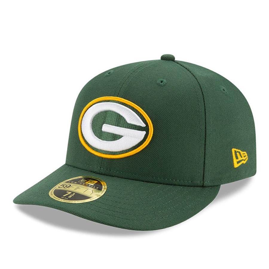 Green Bay Packers New Era Omaha Low Profile 59FIFTY Structured Hat - Green