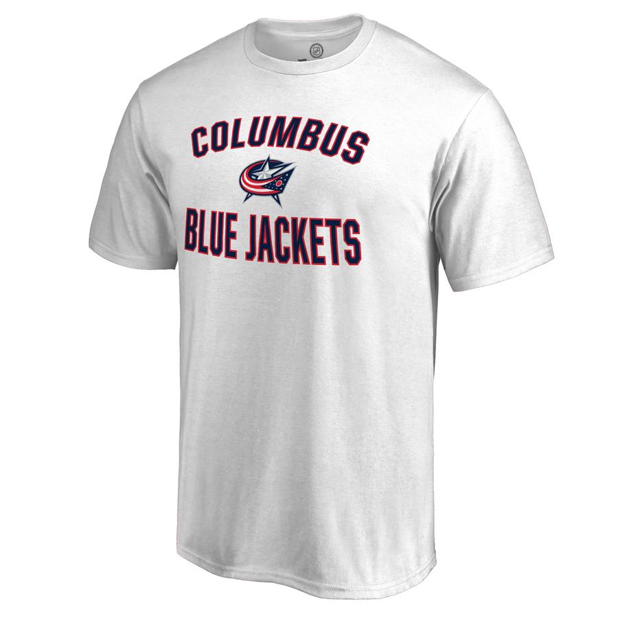Columbus Blue Jackets Victory Arch T-Shirt - White