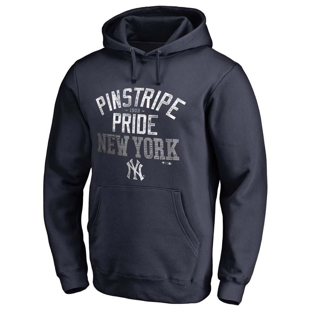 Худи New York Yankees Hometown Collection Pinstripe Pride (тёмно-синий)