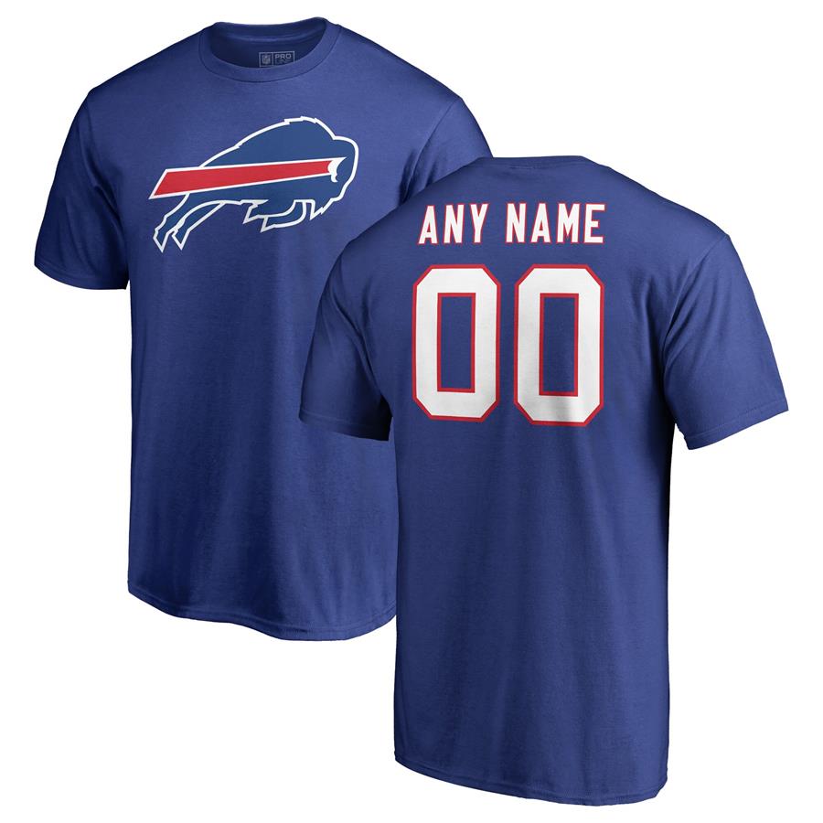 Buffalo Bills Fanatics Branded Personalized Icon Name & Number T-Shirt - Royal