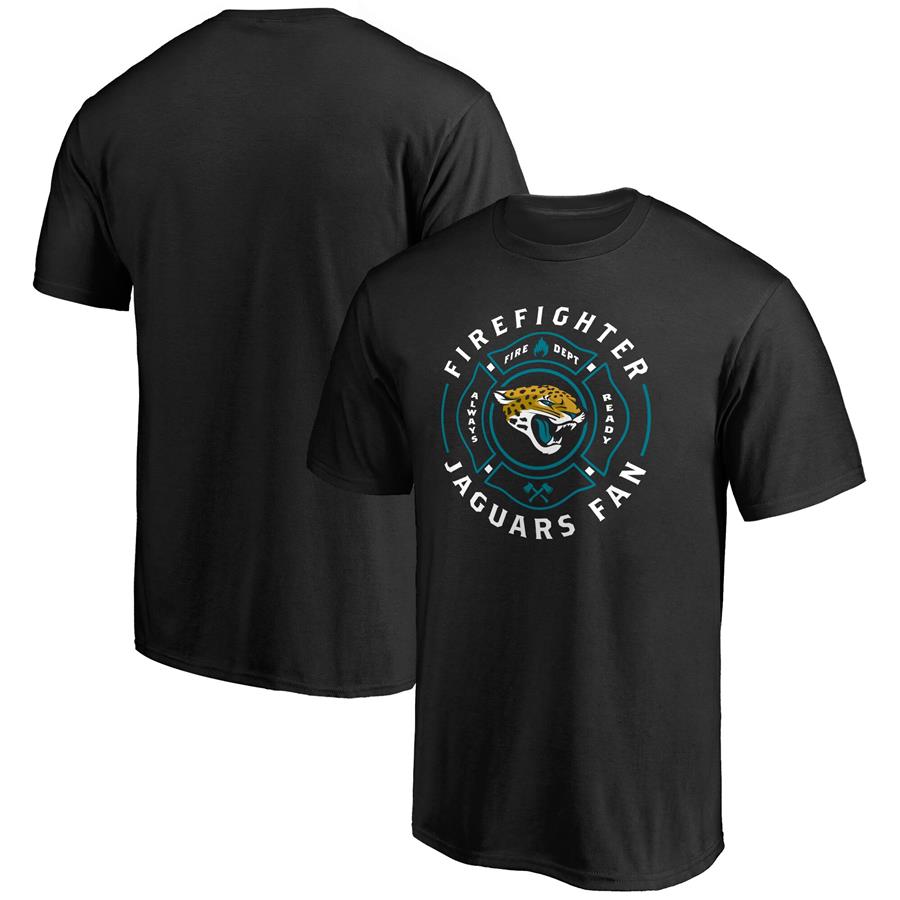 Jacksonville Jaguars NFL Pro Line Black Firefighter T-Shirt