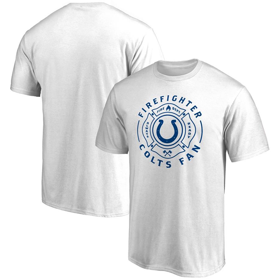 Indianapolis Colts NFL Pro Line Firefighter T-Shirt - White