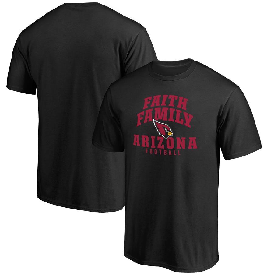 Arizona Cardinals NFL Pro Line Faith Family T-Shirt - Black