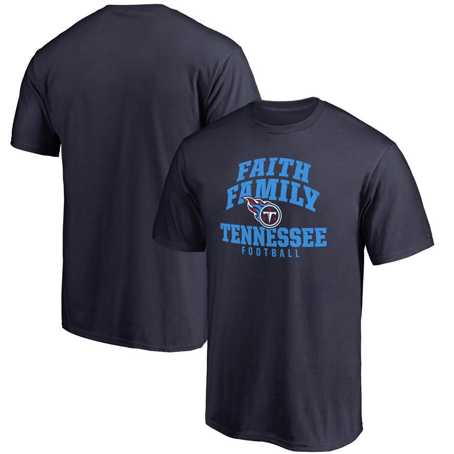 Tennessee Titans NFL Pro Line Faith Family T-Shirt - Navy