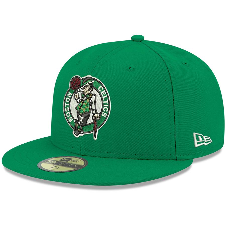 Boston Celtics New Era Official Team Color 59FIFTY Fitted Hat - Kelly Green