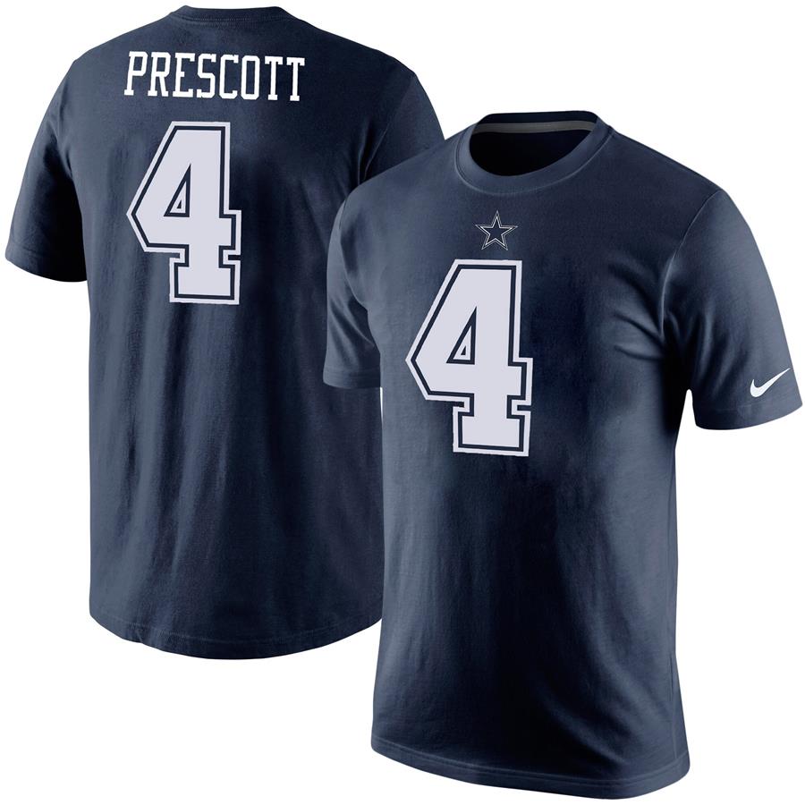 Dak Prescott Dallas Cowboys Nike Player Pride Name & Number T-Shirt - Navy