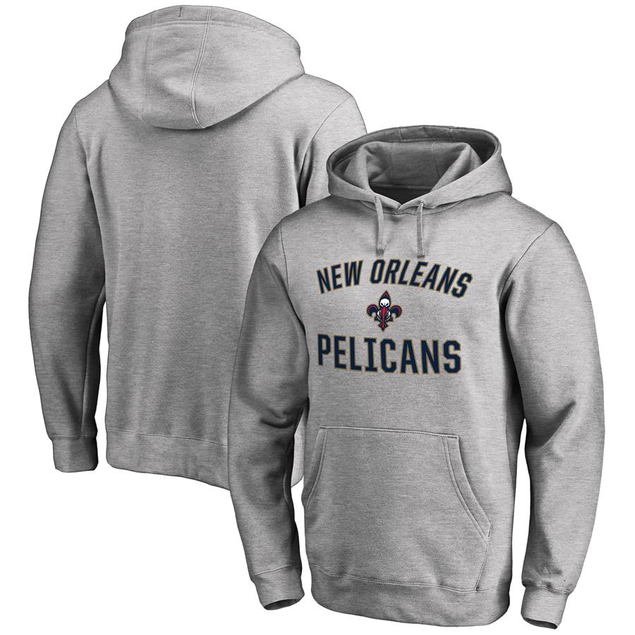 New Orleans Pelicans Victory Arch Pullover Hoodie - Ash