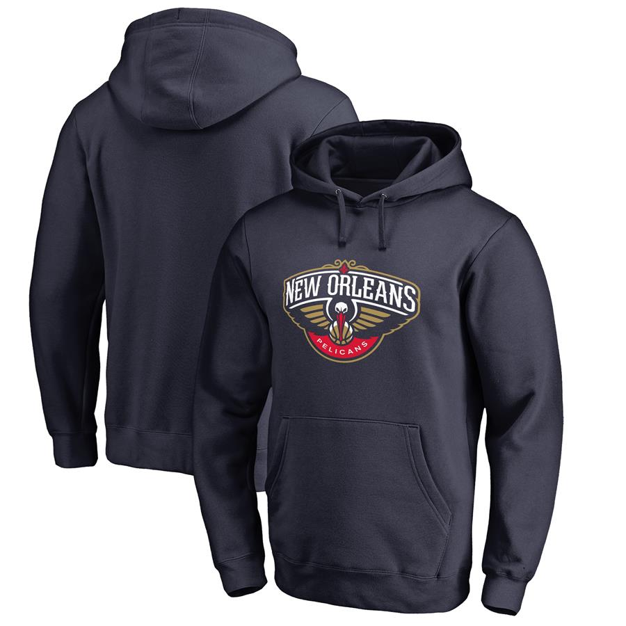 New Orleans Pelicans Primary Logo Pullover Hoodie - Navy