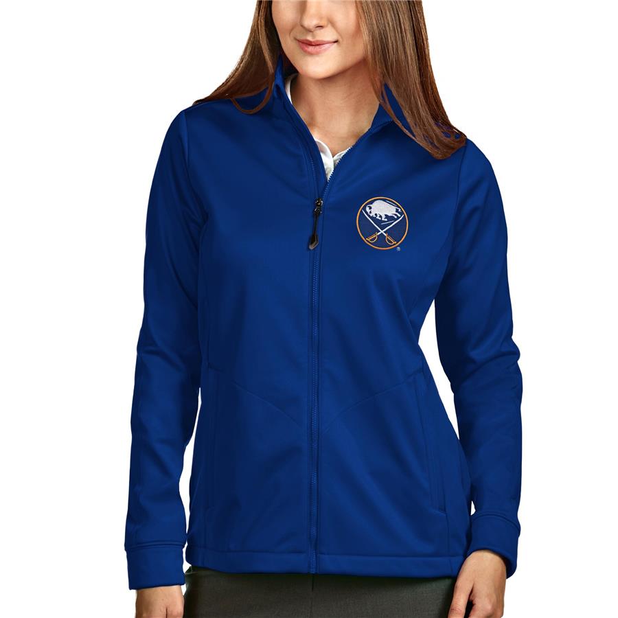 Buffalo Sabres Antigua Women's Golf Full Zip Jacket - Royal