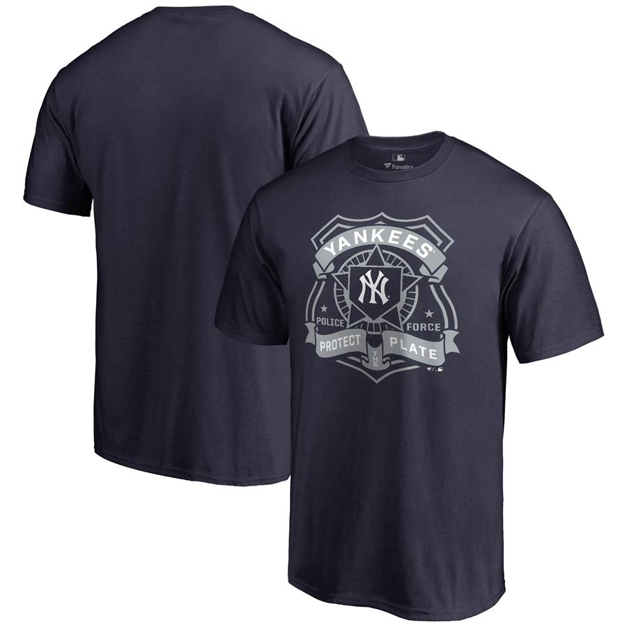 Футболка New York Yankees Police Badge (тёмно-синий)