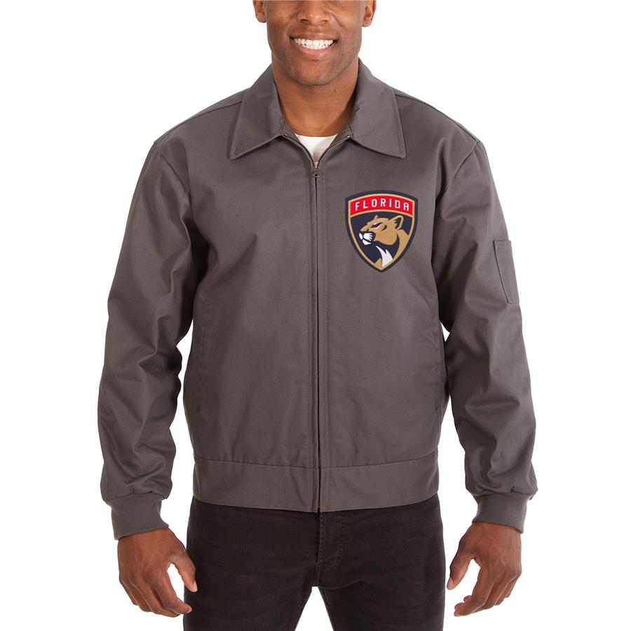 Куртка Florida Panthers JH Design Cotton Twill Workwear (тёмно-серый)