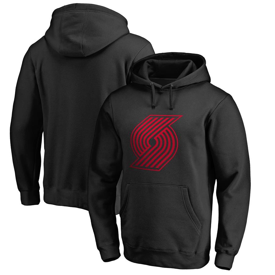 Portland Trail Blazers Taylor Pullover Hoodie - Black