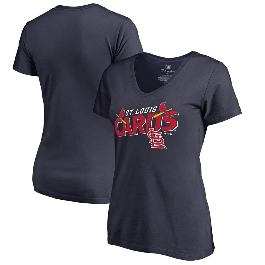 St. Louis Cardinals Women's The Cards Hometown T-Shirt - Navy