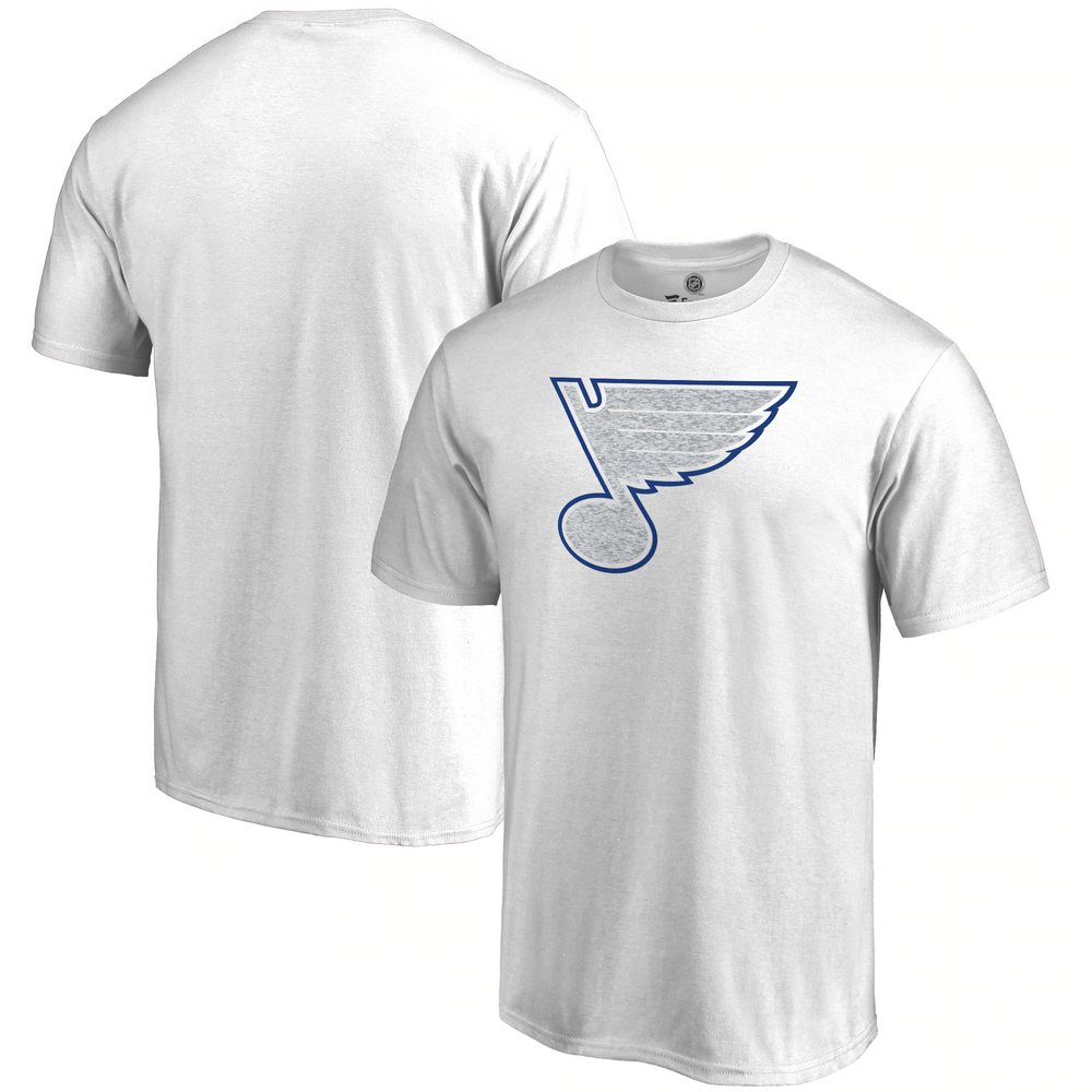St. Louis Blues WhiteOut T-Shirt - White