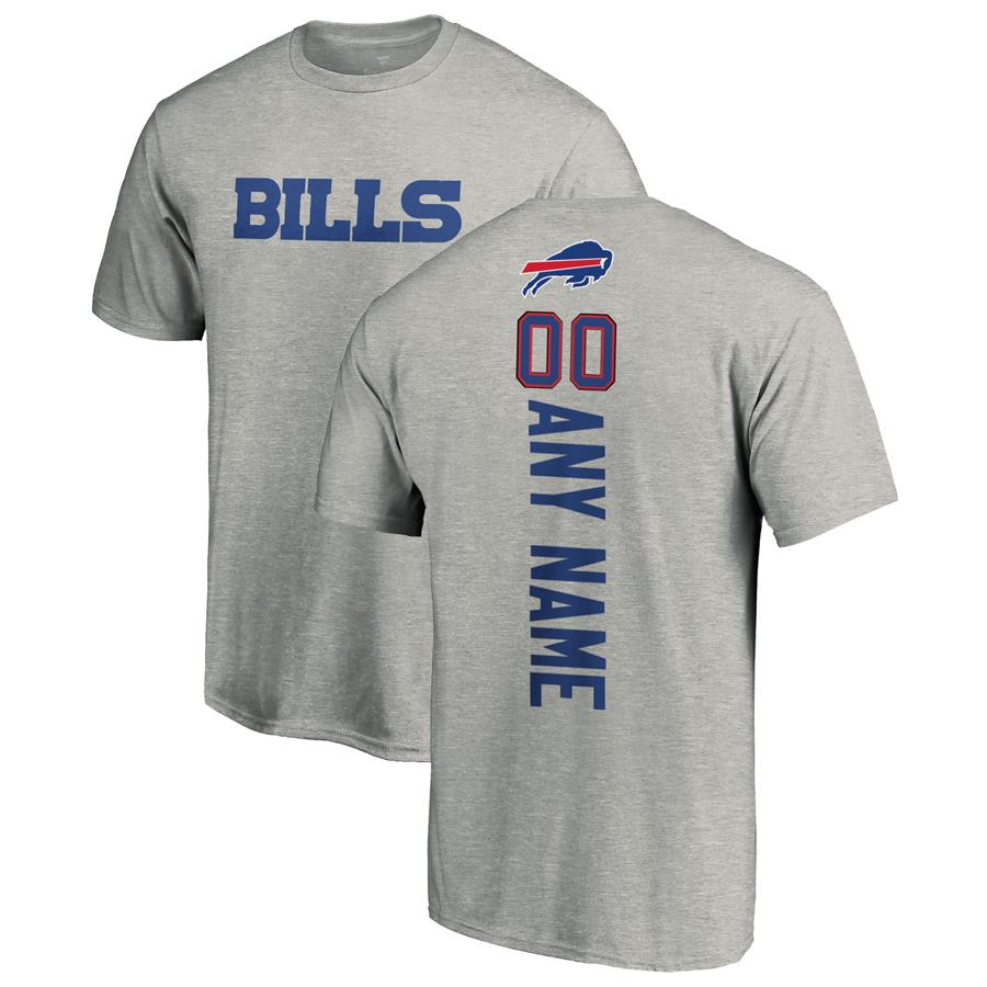Buffalo Bills NFL Pro Line by Fanatics Branded Personalized Playmaker T-Shirt - Heathered Gray