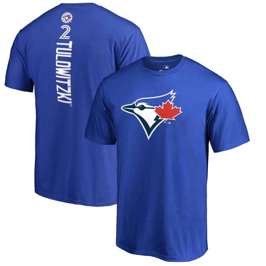 Troy Tulowitzki Toronto Blue Jays Backer T-Shirt - Royal