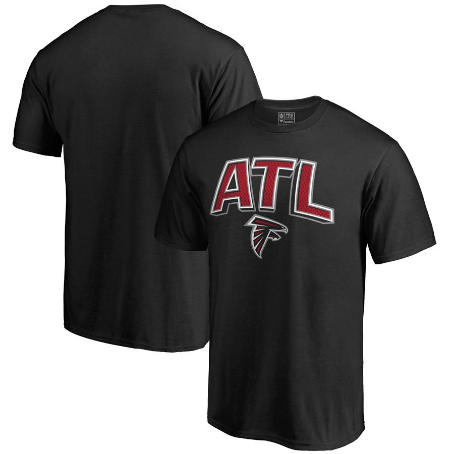 Atlanta Falcons NFL Pro Line by Fanatics Branded Hometown Collection ATL T-Shirt - Black