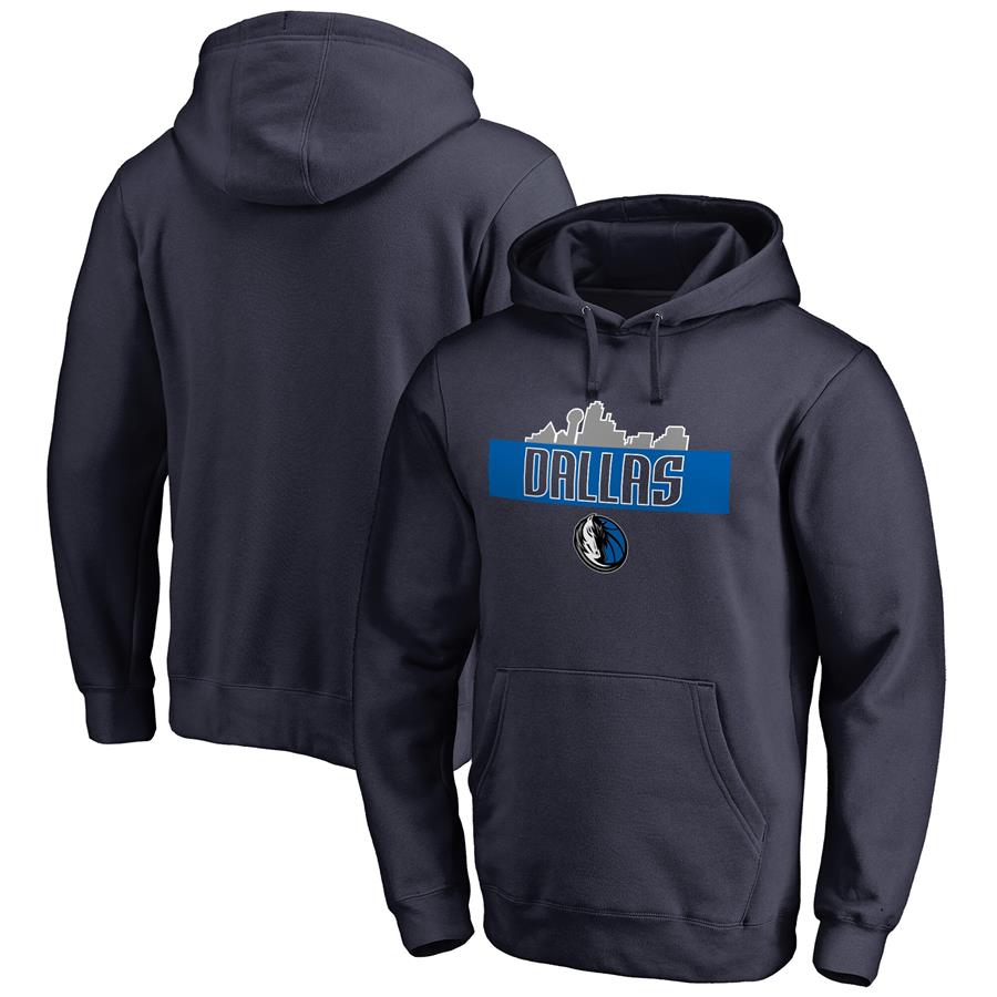 Dallas Mavericks Hometown Collection Skyline Pullover Hoodie - Navy
