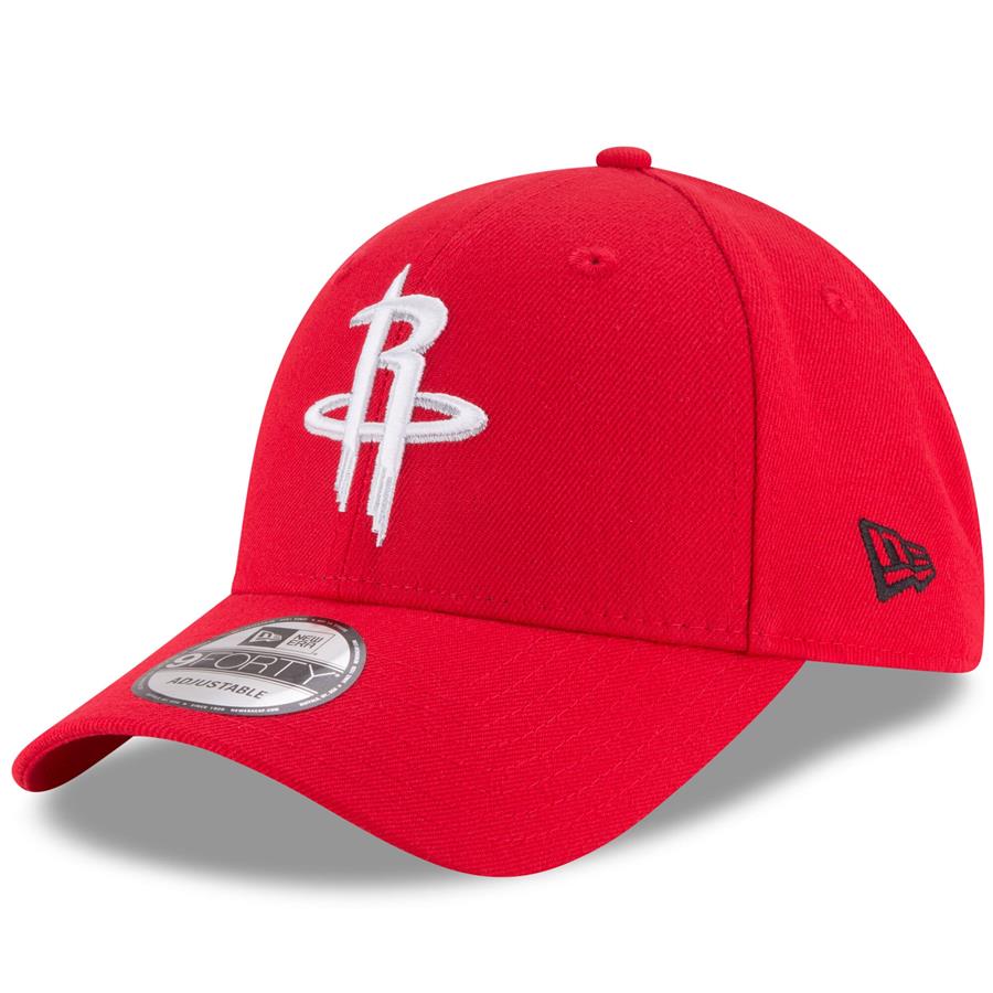 Houston Rockets New Era Official Team Color 9FORTY Adjustable Hat - Red