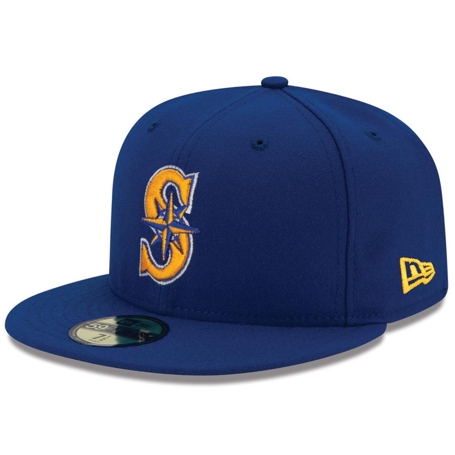 Seattle Mariners New Era Alternate 2 Authentic On Field 59FIFTY Fitted Hat - Royal