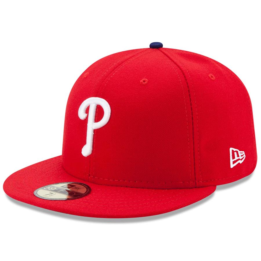 Кепка Philadelphia Phillies New Era Game Authentic Collection On-Field 59FIFTY Fitted (красный)