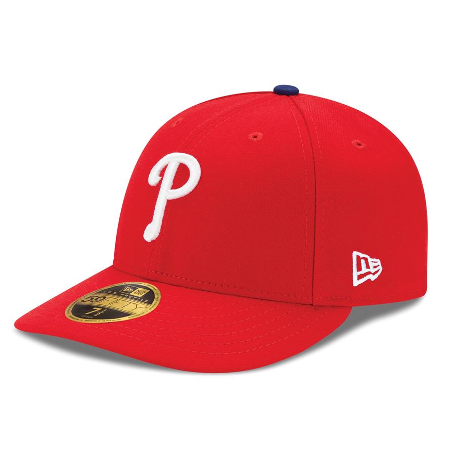 Кепка Philadelphia Phillies New Era Authentic Collection On Field Low Profile Game 59FIFTY Fitted (красный)