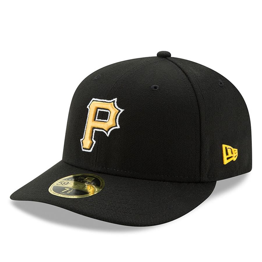 Pittsburgh Pirates New Era Alternate Authentic Collection On-Field Low Profile 59FIFTY Fitted Hat - Black