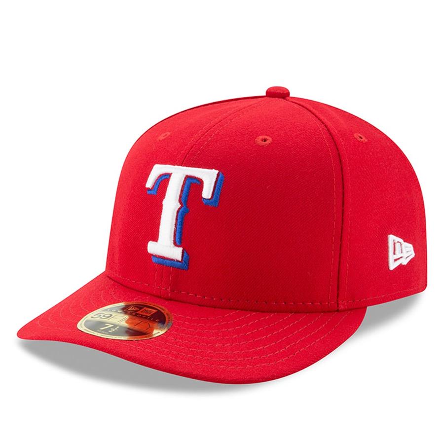 Texas Rangers New Era Alternate Authentic Collection On-Field Low Profile 59FIFTY Fitted Hat - Red