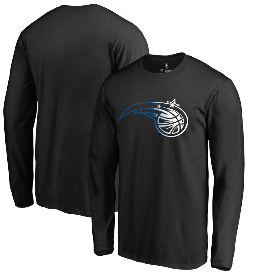 Orlando Magic Fanatics Branded Gradient Logo Long Sleeve T-Shirt - Black