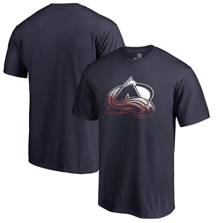 Футболка Colorado Avalanche Fanatics Branded Gradient Logo (тёмно-синий)