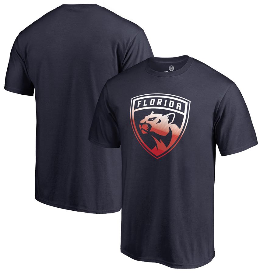 Футболка Florida Panthers Fanatics Branded Gradient Logo (тёмно-синий)