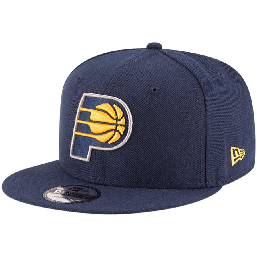 Кепка Indiana Pacers New Era Official Team Color 9FIFTY Adjustable Snapback (тёмно-синий)