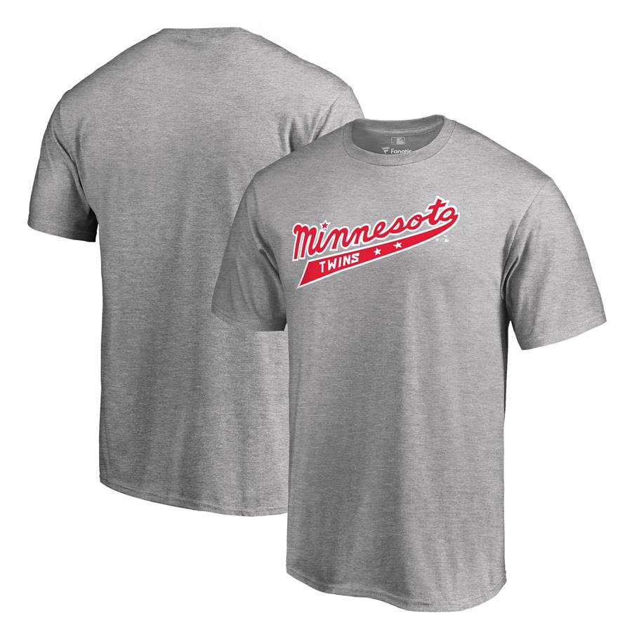 Футболка Minnesota Twins Fanatics Branded Cooperstown Collection Forbes (светло-серый)