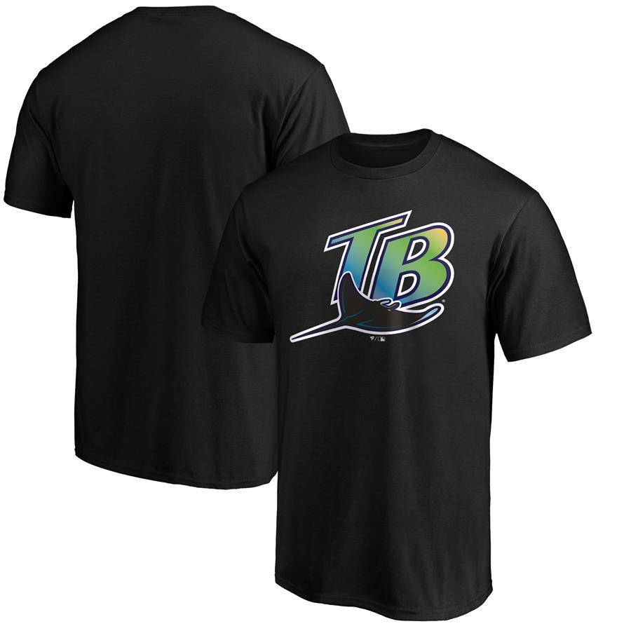 Футболка Tampa Bay Rays Fanatics Branded Cooperstown Collection Wahconah (чёрный)