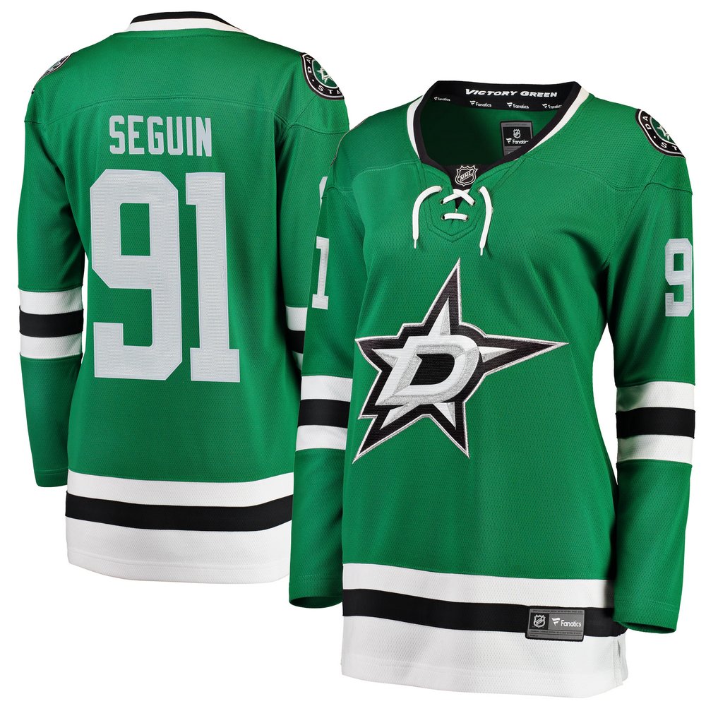 Tyler Seguin Dallas Stars Fanatics Branded Women's Home Breakaway Player Jersey - Green