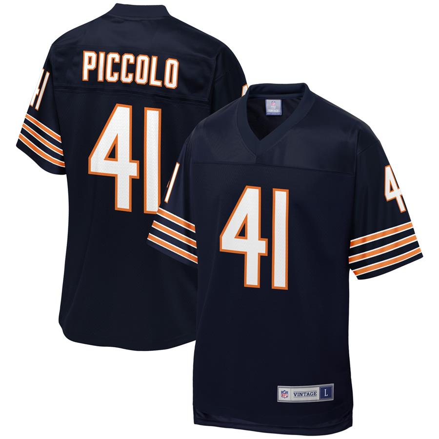 Chicago Bears Brian Piccolo NFL Pro Line Retired Team Player Jersey - Navy