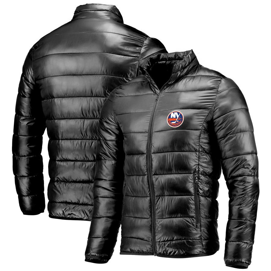 New York Islanders Fanatics Branded Polyester Puffer Jacket - Black