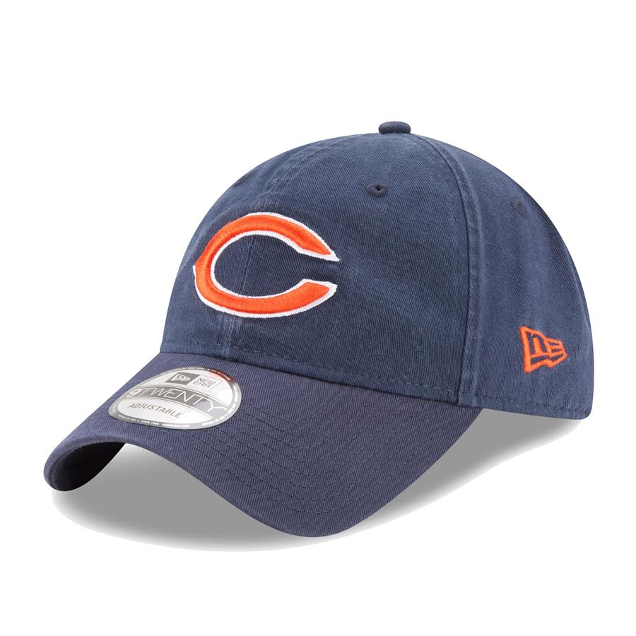 Chicago Bears New Era Core Classic 9TWENTY Adjustable Hat - Navy