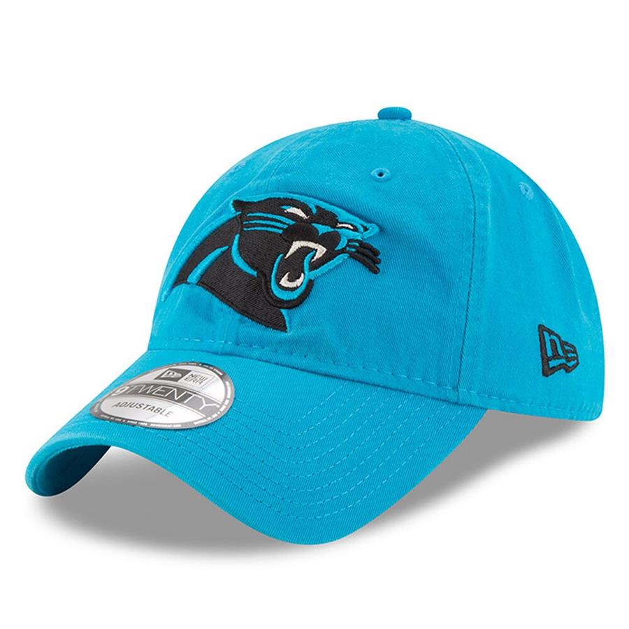 Carolina Panthers New Era Core Classic 9TWENTY Adjustable Hat - Blue