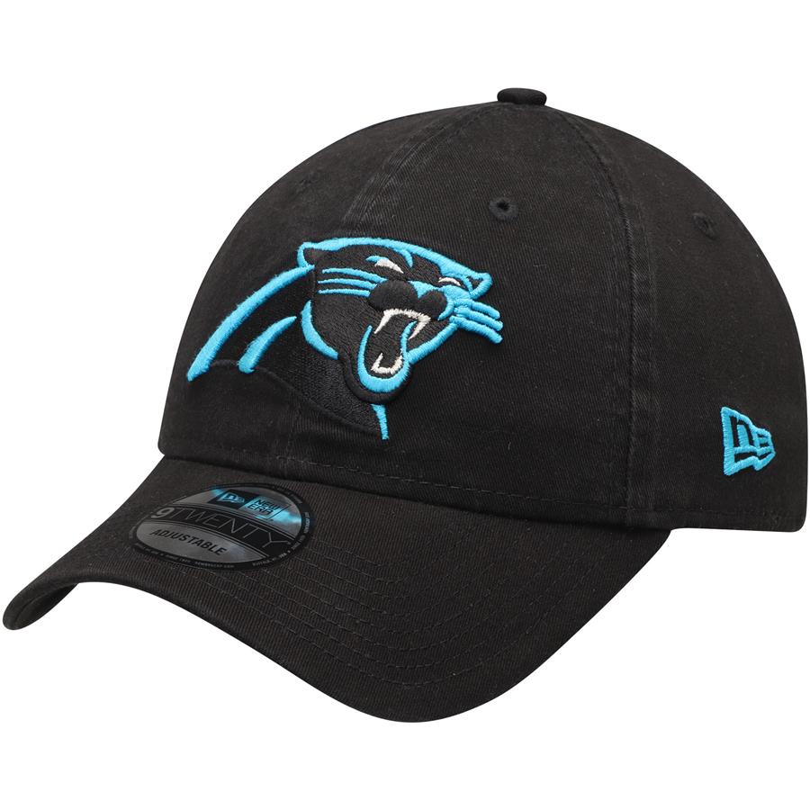 Carolina Panthers New Era Core Classic 9TWENTY Adjustable Hat - Black