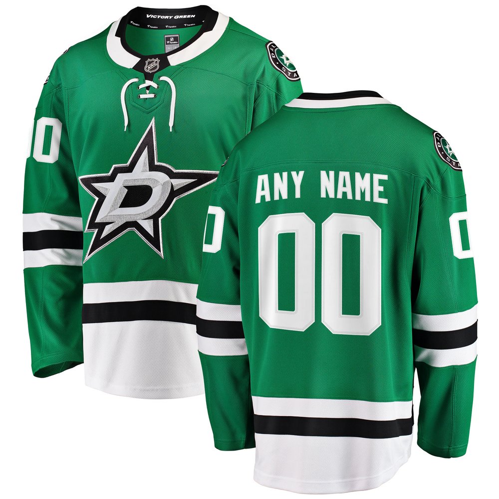 Джерси Dallas Stars Fanatics Branded Home Breakaway Custom (зелёный)