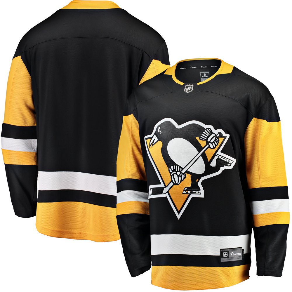 Джерси Pittsburgh Penguins Fanatics Branded Breakaway Home (чёрный)
