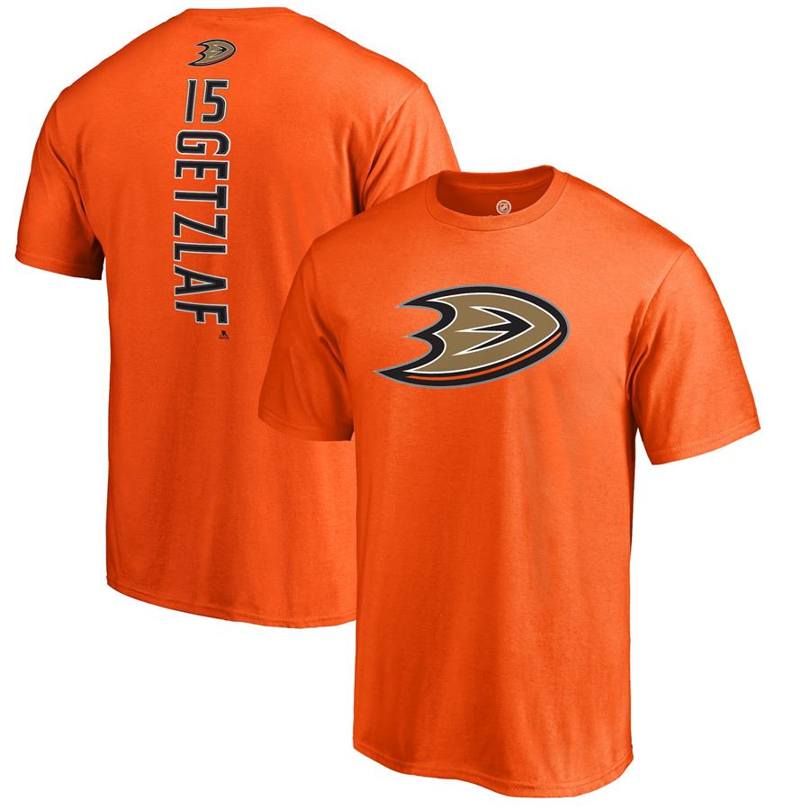 Ryan Getzlaf Anaheim Ducks Fanatics Branded Backer T-Shirt - Orange